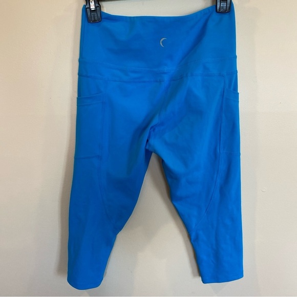 Zyia Light N Tight Leggings Royal Blue Cropped Size 4 - Picture 4 of 5